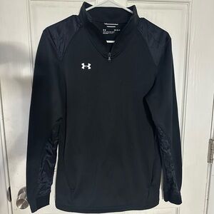 Women’s Under Armour Black Quarter-Zip Top sz M